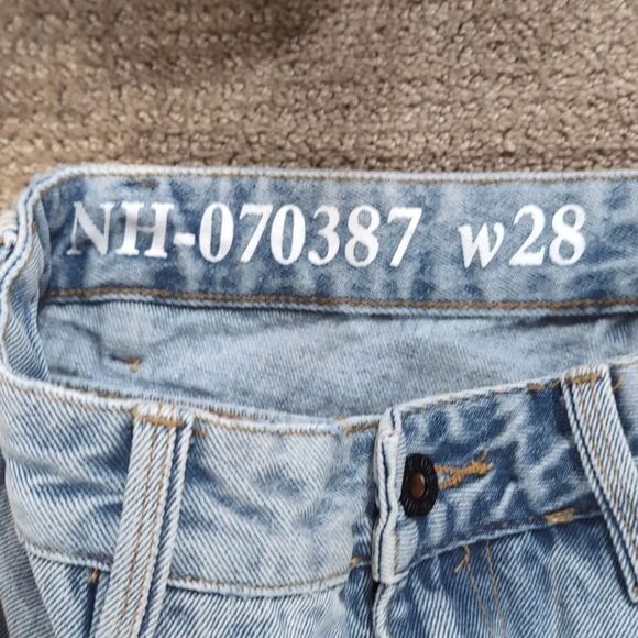 Kennedy Denim Co. Wide Tapered Leg Jean Misfit NH-070387P Light Wash Sz 28 - Picture 4 of 10